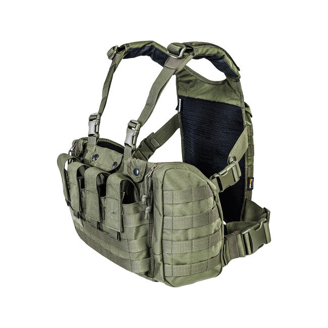 Tasmanian Tiger RIG MKII chest rig z bočnimi torbami, olivno zelen