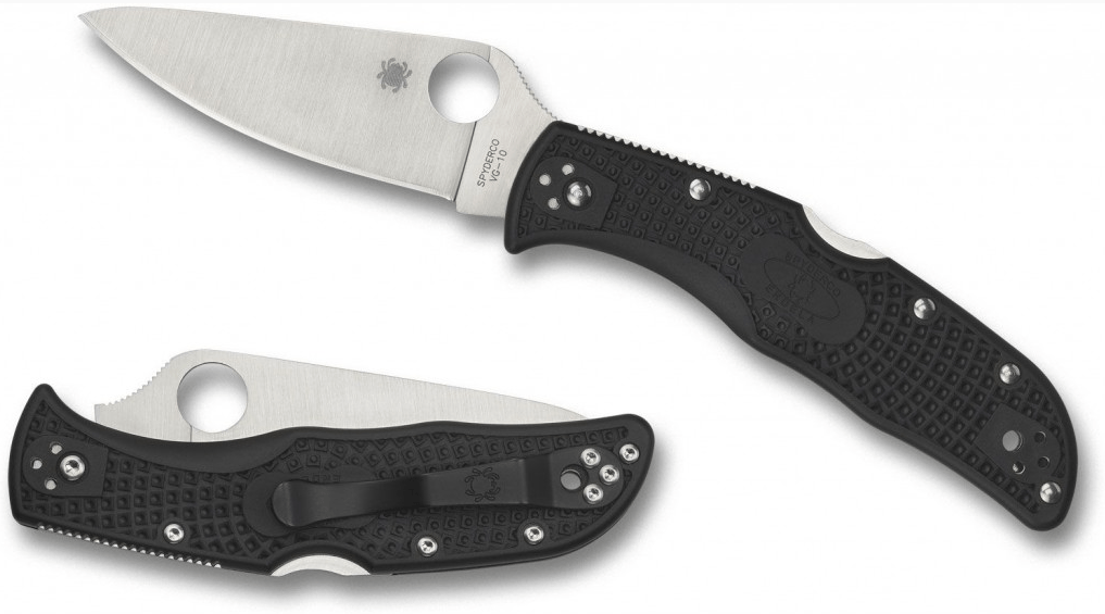 Spyderco Endela Lightweight žepni nož 7cm, črna FRN
