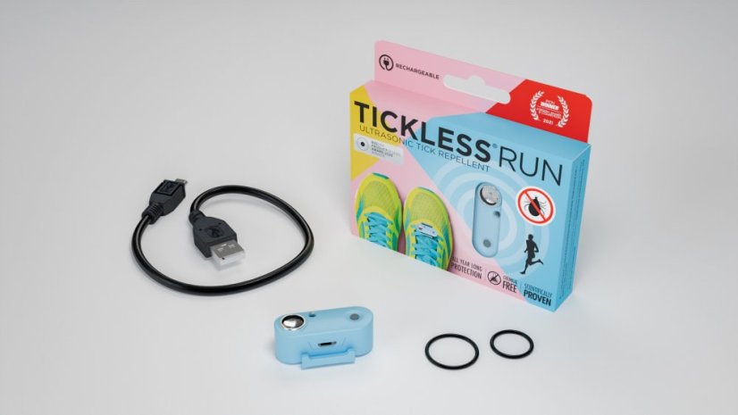 Tickless Run ultrazvočni odganjalec proti kleštem, modra