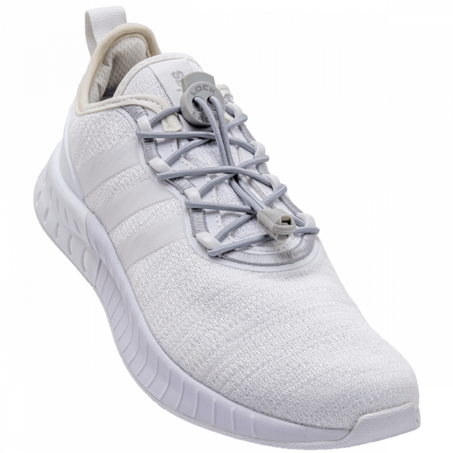 Lock Laces vezalke do čevljev, siva trdna