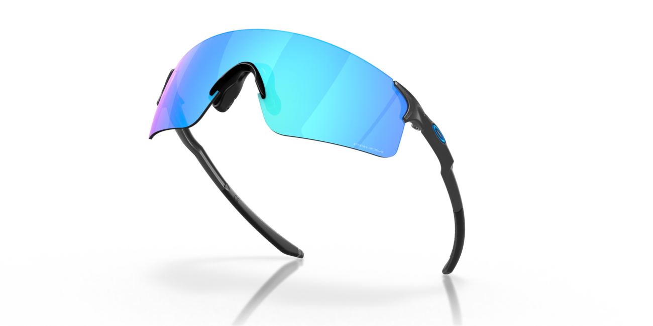 Oakley EVZERO BLADES sončna očala s okvirjem Steel in stekli Prizm Sapphire