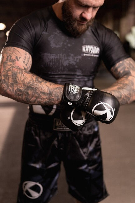 Katsudo Revenge MMA rokavice, črno bele