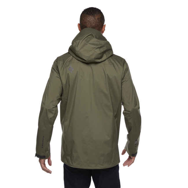 Black Diamond Stormline Stretch Rain Shell nepremočljiva jakna moška, tundra
