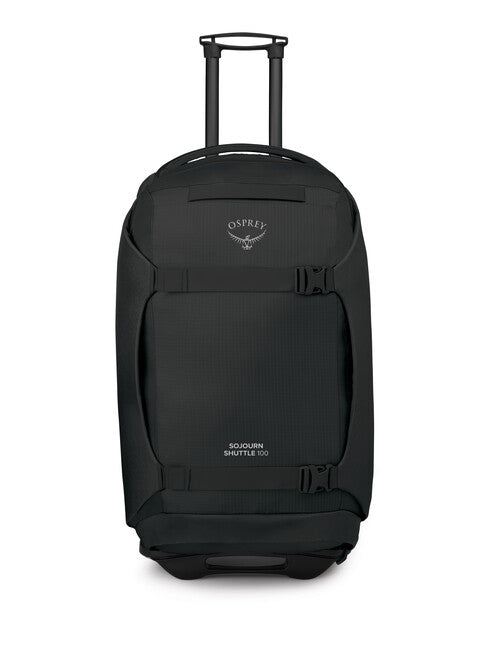 OSPREY SHUTTLE 100 potovalna torba na kolesih, črna