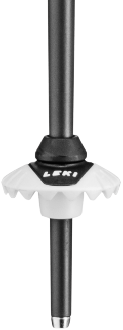 LEKI Bold Lite S Ski Poles, Dark Anthracite-Bright Red-Black