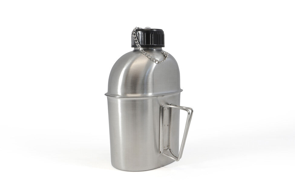 Origin Outdoors čutora iz nerjavečega jekla s kozarcem, 1,2 l, 0,8 l