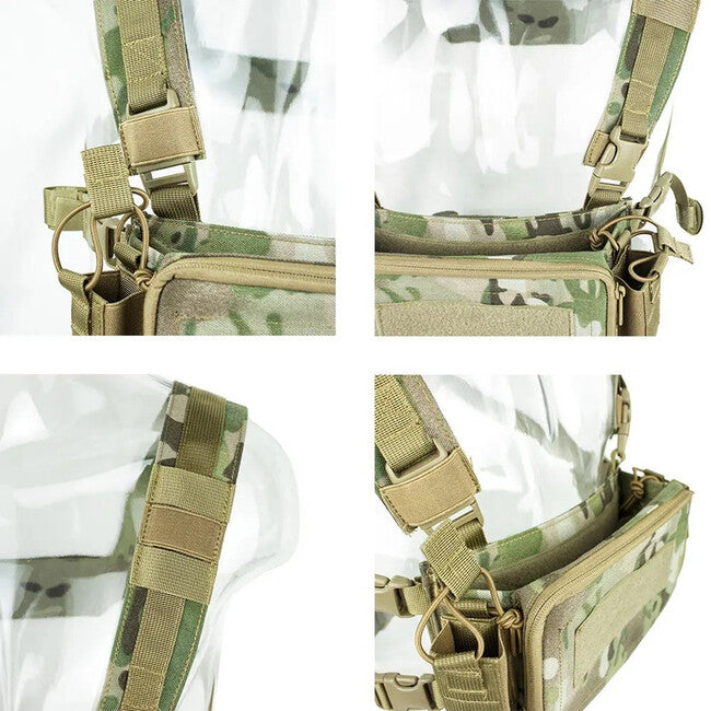DRAGOWA Tactical Zero Ελαφρύ Τακτικό Γιλέκο, λαδί