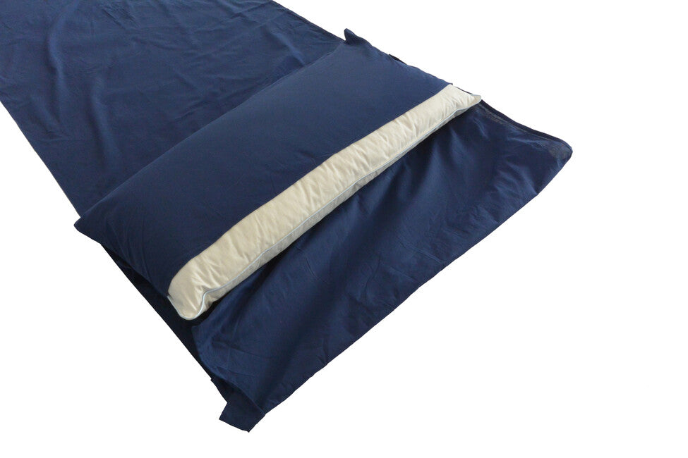 Origin Outdoors Poly-Cotton vložek za spalno vrečo pravokotna, mornarsko modra