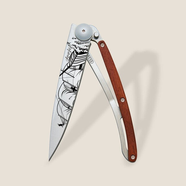 Deejo Tattoo Corsair preklopni nož coralwood
