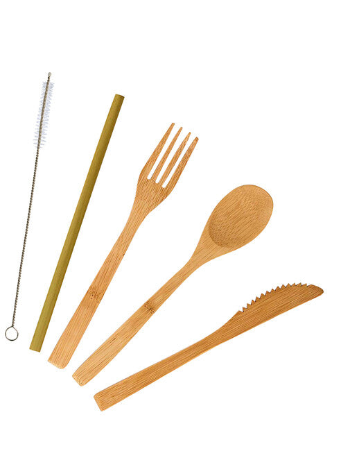 Origin Outdoors Bamboo Cutlery Set