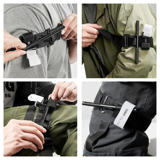 DRAGOWA Tactical Flex Plus stiskalni turnike, črn