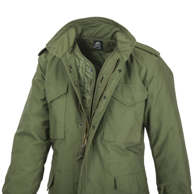 Helikon-Tex M65 μπουφάν NyCo Sateen, λαδί-πράσινο