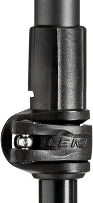 LEKI Lhasa Trekking Poles, Silver Grey-Dark Anthracite-Mint, 90-125 cm