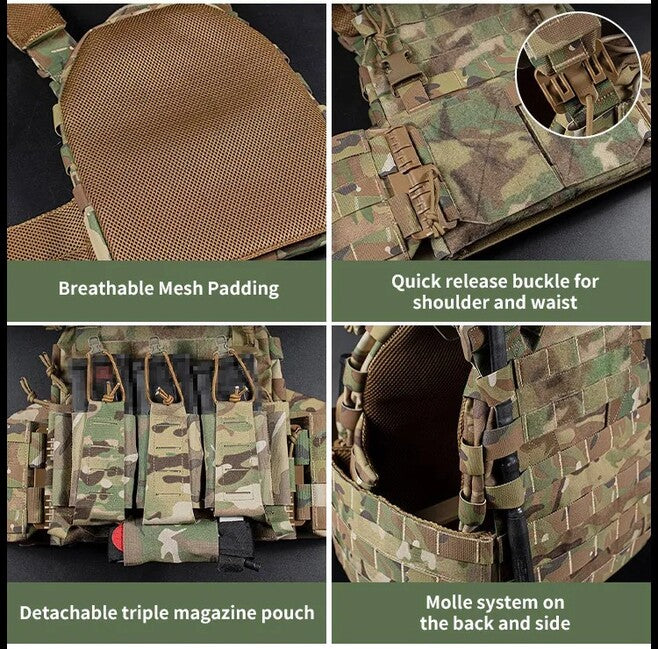 DRAGOWA Tactical Raven αμάνικο γιλέκο τακτικό, CP