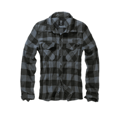 Brandit Checkshirt srajca, siva črna