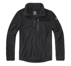 Brandit Fleece Troyer softshell jakna, črna