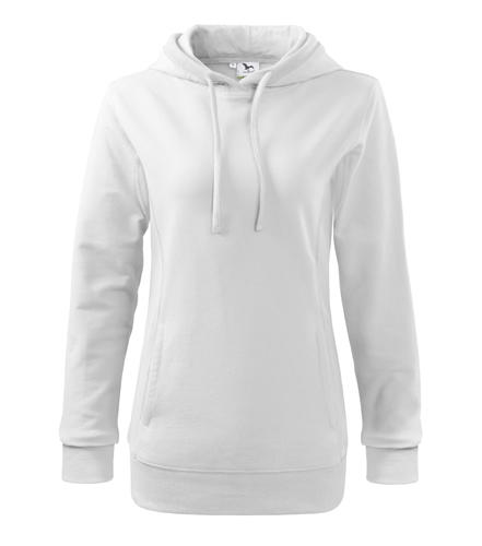 Malfini Kangaroo pulover ženski 280g/m2, bela