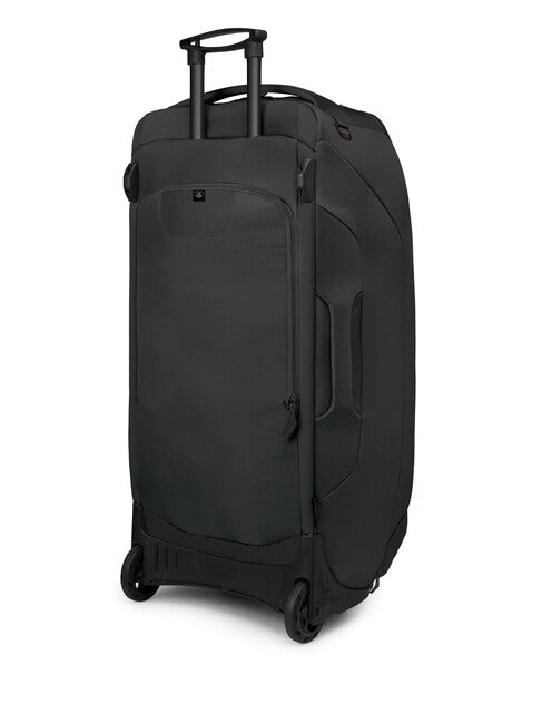 OSPREY SHUTTLE 130 potna torba na kolesih, črna