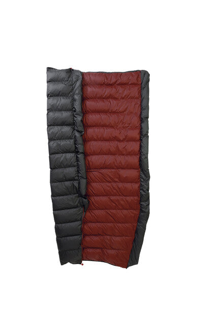 Patizon Multi Quilt 250 spalna vreča M, črna/rdeča