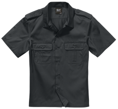 Brandit US short-sleeve shirt, black