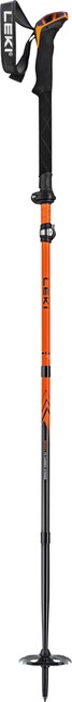 LEKI Sherpa FX Carbon Strong Trekking Poles, Orange-Denim Blue, 120-140 cm