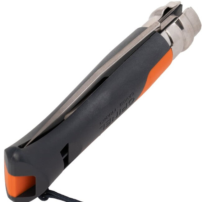Opinel VRI N°08 Inox Outdoor Folding Knife, Orange
