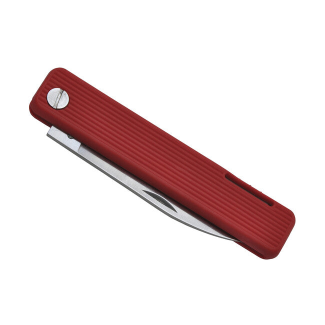 Baladeo ECO351 Papagayo žepni nož 7 rezilo,5 cm, jeklo 420, ročaj TPE, rdeča