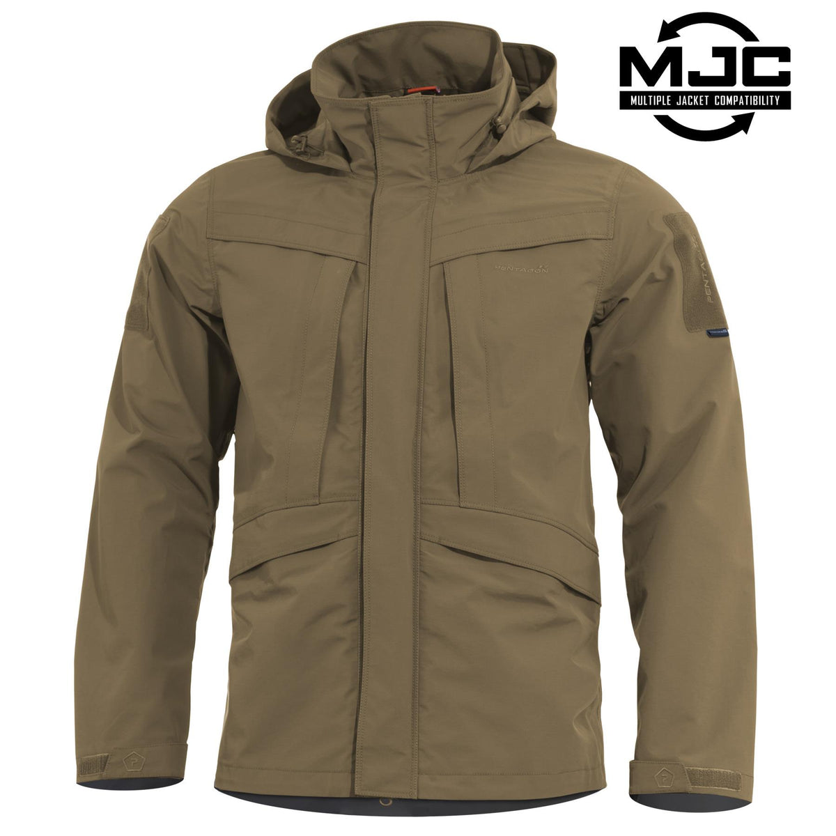 Pentagon Hurricane men's winter jacket, coyote