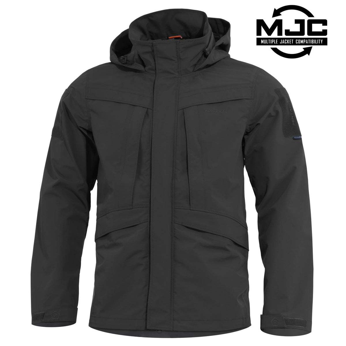 Pentagon Hurricane men's winter jacket, black