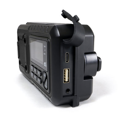 Origin Outdoors Crank Multi večnamenski radio DAB+ 4000 mAh, črn