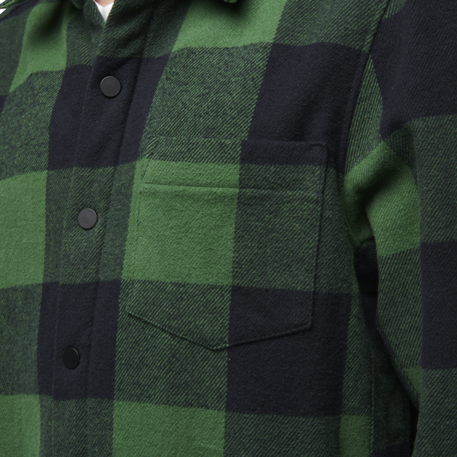 Black Diamond Project Lined Flannel flanelova srajca moska, palm green-black plaid