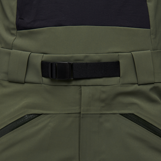 Black Diamond Recon Stretch Bibs hlače moški s trakmi, tundra