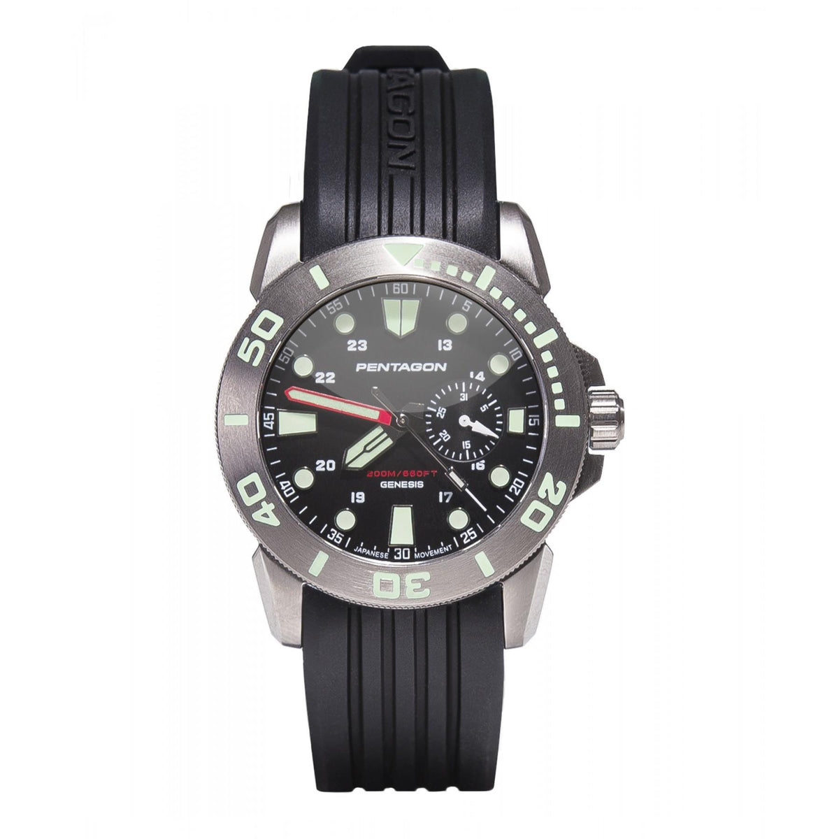 Pentagon Genesis Watch, Silver