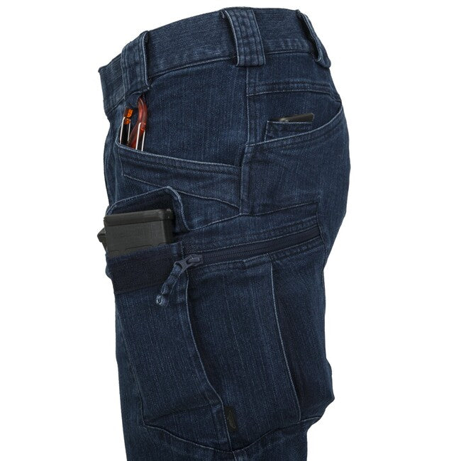 Helikon-Tex UTS Παντελόνι Τακτικό Κοντό 11'' Denim Stretch, Marine Blue
