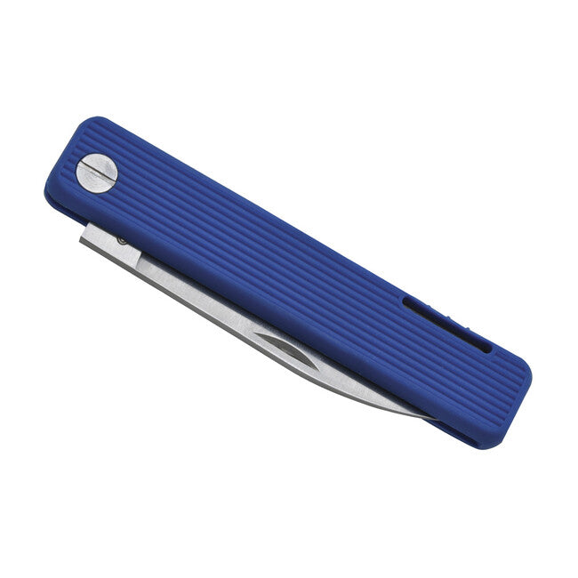 Baladeo ECO357 Papagayo žepni nož 7 rezilo, 5 cm, jeklo 420, ročaj TPE, ultramarinsko