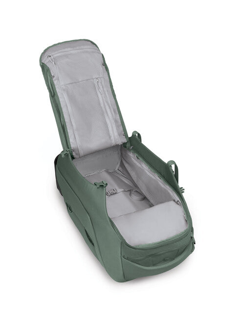 OSPREY SOJOURN 60 potovalna torba s kolesi, koseret green