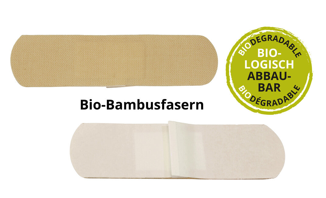 BasicNature Bamboo Obliž 25 kos