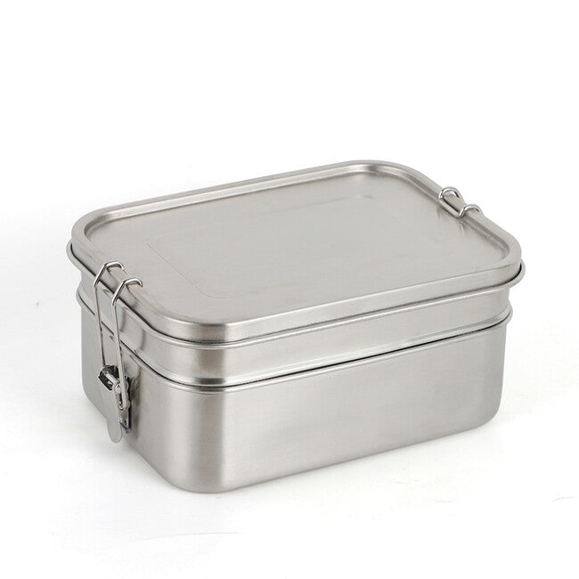 Origin Outdoors Deluxe Double Box termobox za kosilo nerjaveče jeklo, 1,9 l