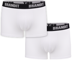 Brandit boksarke s logotipom 2kos, bela-bela