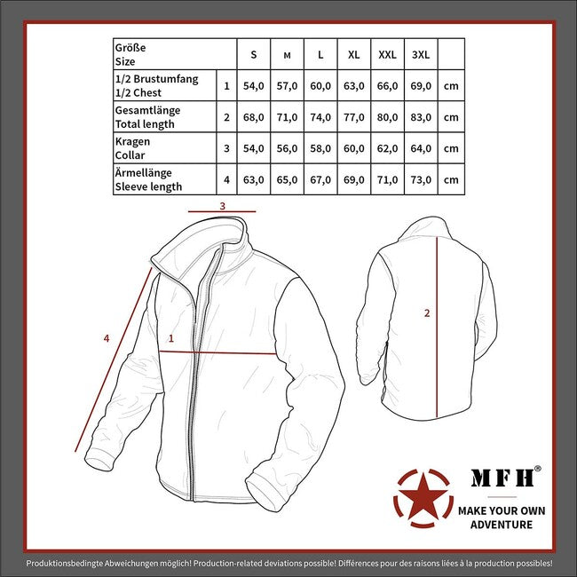MFH Professional Softshell Jacket Scorpion, M 95 CZ Camo