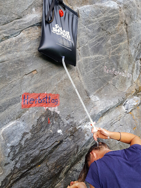 Origin Outdoors zložljiva sončna tuša 10 L