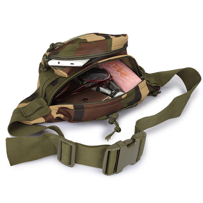 Dragowa Tactical Waterproof Tactical Waist Bag, Jungle Digital