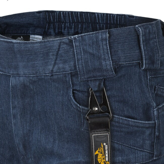 Helikon-Tex UTP Resized mestne hlače taktične ženski Denim Stretch Mestske, Marine Blue