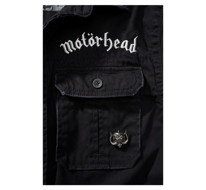 Brandit Motörhead Vintage srajca s kratkimi rokavicami, črna