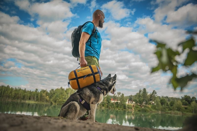 HUSKY Enjoy Long spalna vreča, modro oranžna