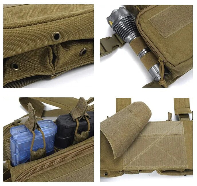 DRAGOWA Tactical Chest Rig Recon, Black