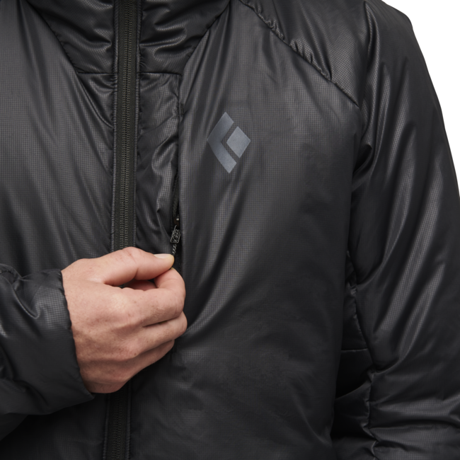 Black Diamond Belay parka moška, črna