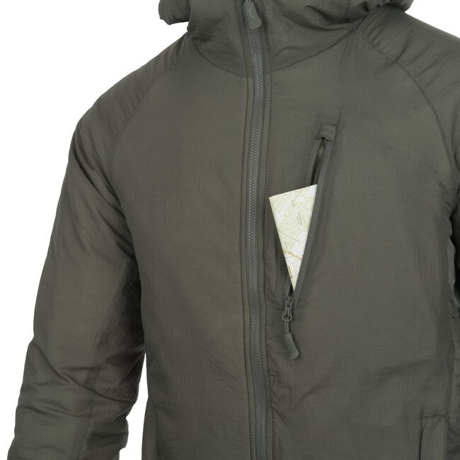 Helikon-Tex WOLFHOUND jakna s kapuco Climashield Apex, Flecktarn