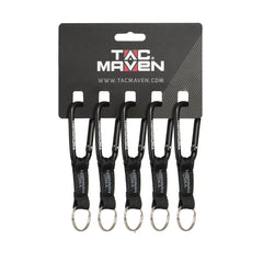 Pentagon Keychain Carabiner 7mm, Black