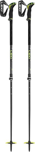 LEKI Guide 2 skialpinistične palice, črna/neonsko rumena/temno antracitna